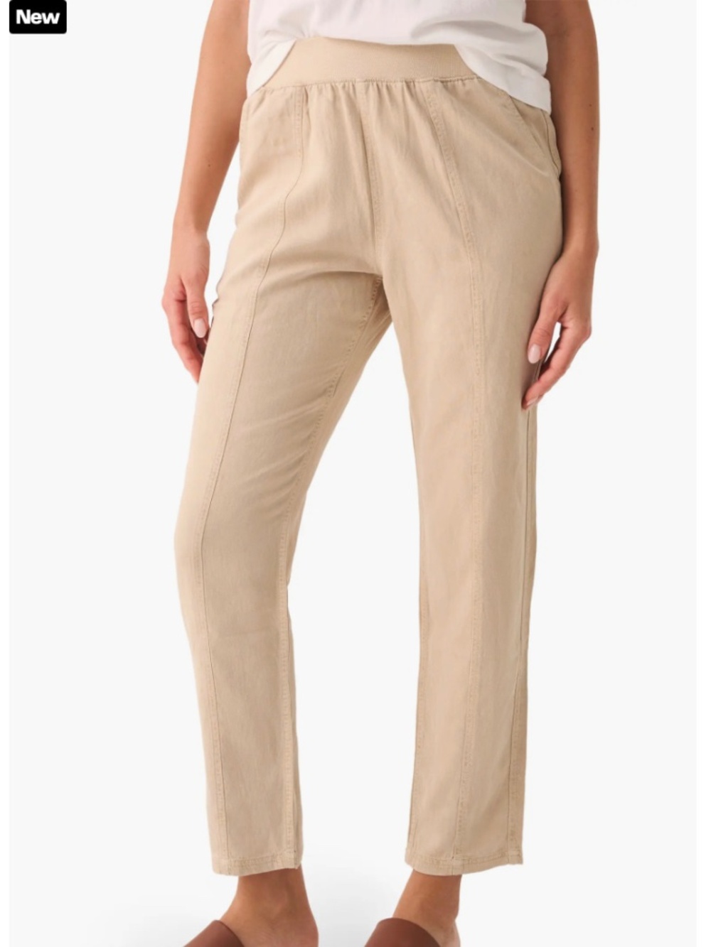 NWT Tan Arlie Pants